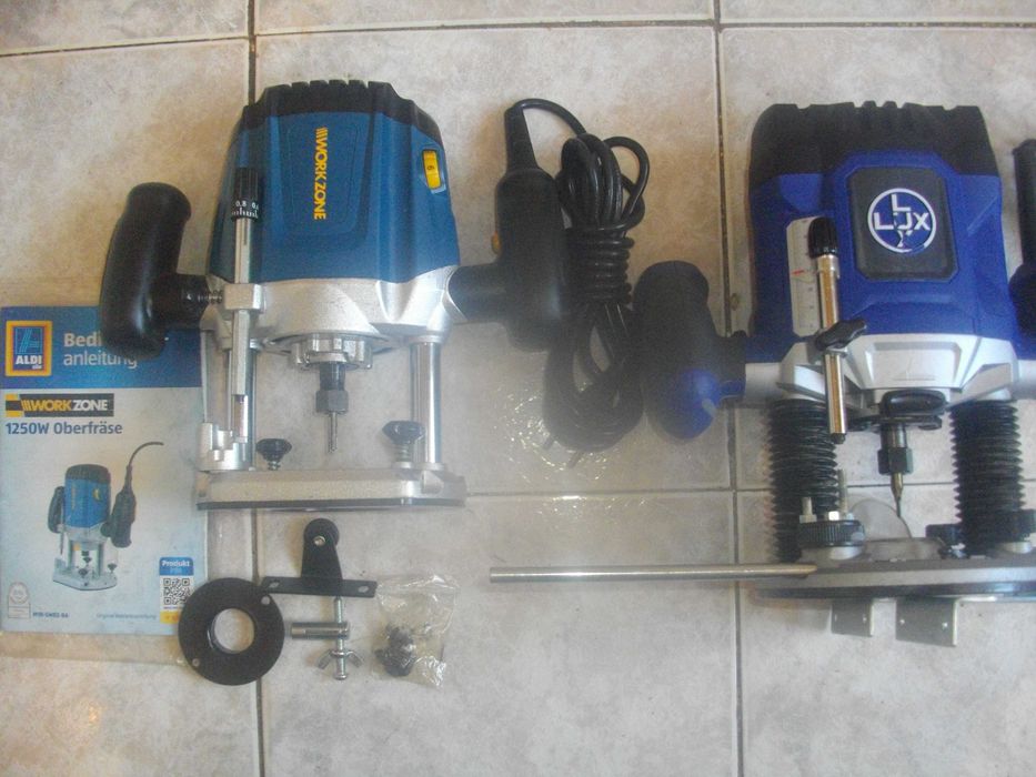 Оберфреза-Герм/Австрия-1250W/1200W-WORKZONE/LUX-Почти Нова-С Водач