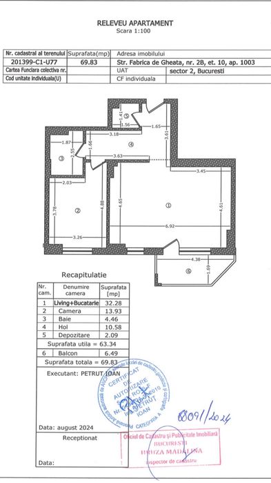 Apartament 2 camere Colentina Gran Via Lake View TVA inclus