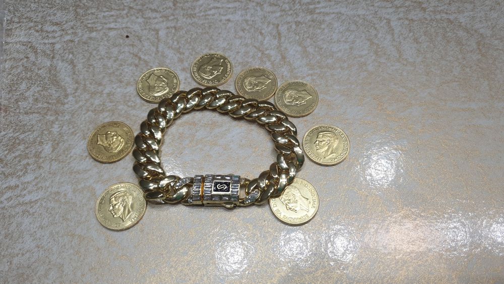 Monede placate cu aur de 24k identice cu cele originale