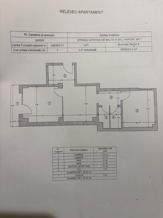 Apartament 2 camere (proprietar)