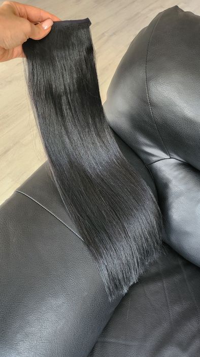 Опашка от естествена коса  120гр 55см