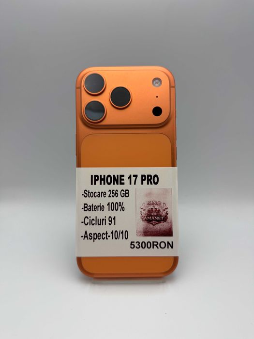 Iphone 17 PRO 256 GB 100% Baterie