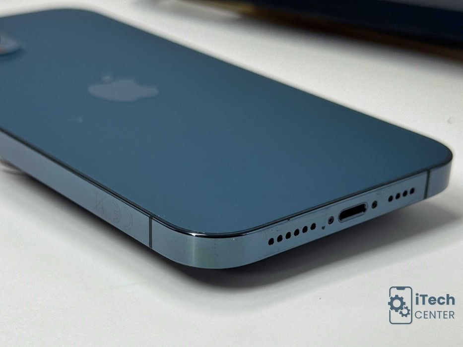iPhone 12 Pro MAX, 256GB, Pacific Blue, 100% батерия, КАТО НОВ, ГАРАНЦИЯ!