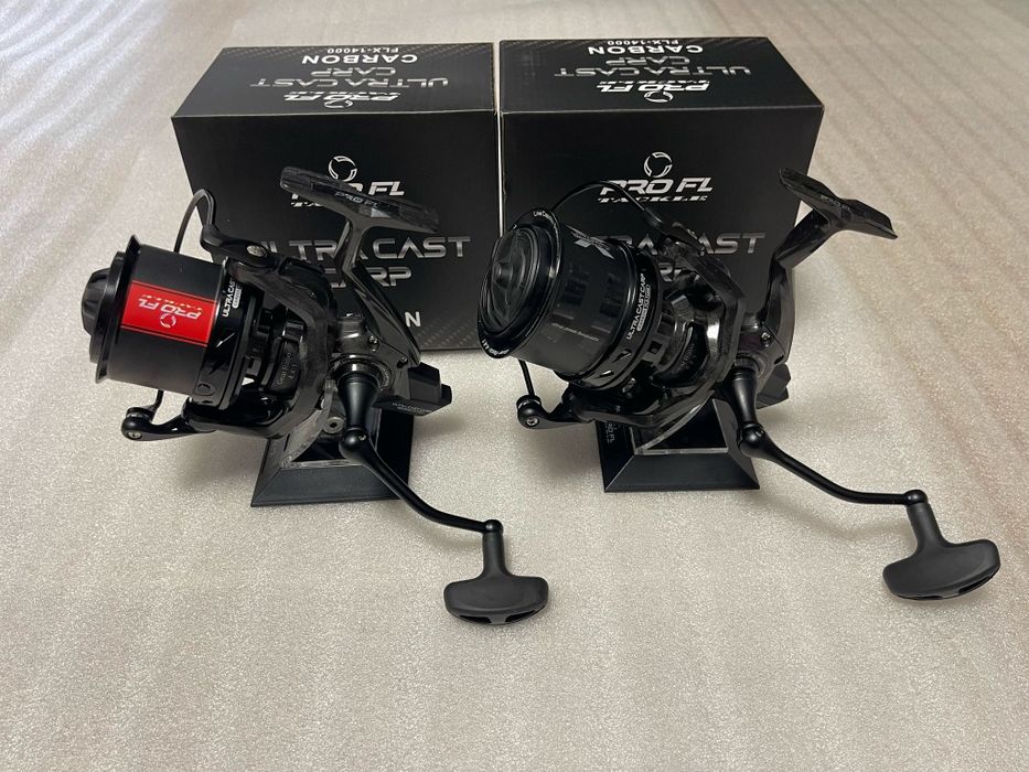 Set 2 Mulinete PRO FL ULTRA CAST CARP CARBON FLX-14000 New 2025