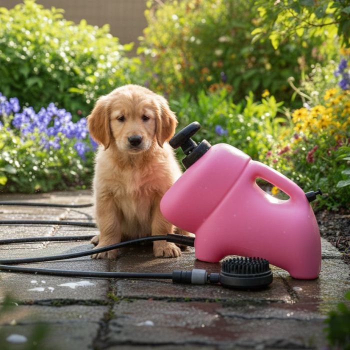 Преносим душ за кучета