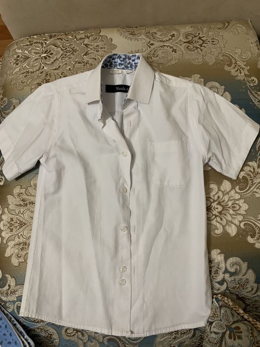 Продам б.у Школьная форма комплект, темно синего цвета