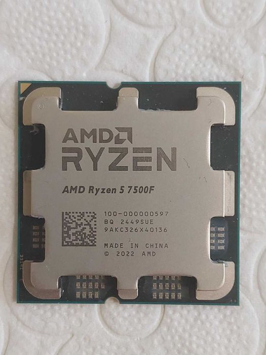 AMD Ryzen 5 7500F, 6-ядрен, AM5