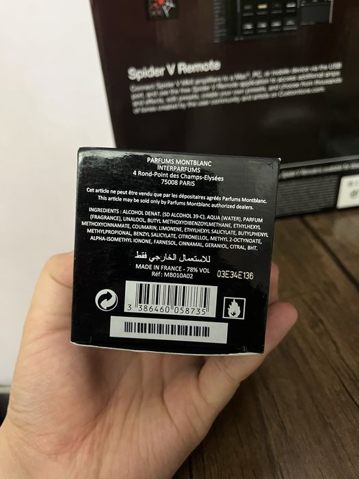 Мужские духи MONT BLANC