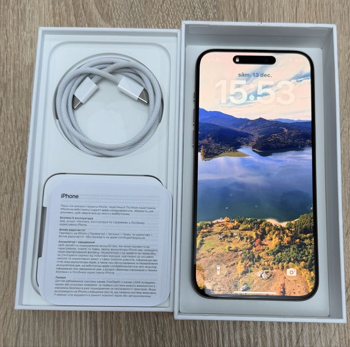 iPhone 15 Pro Max Natural Titanium 256 GB