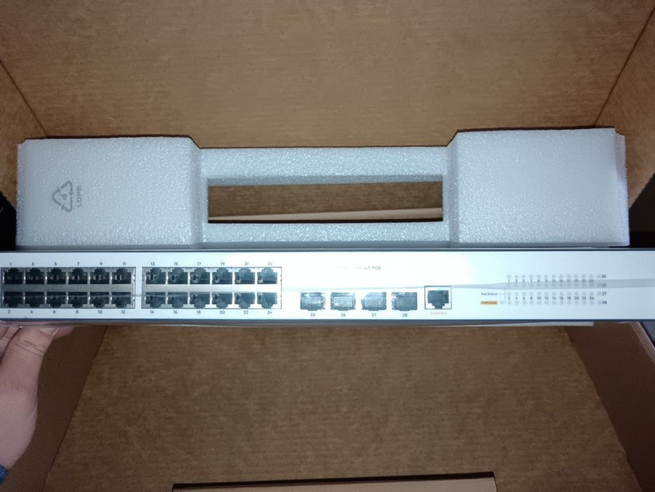 Свитч управляемый POE комутатор уровня 2 SNR -S2982G-24-POE-E