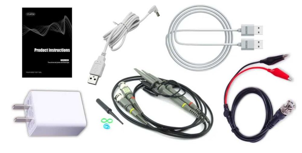 Двуканален цифров осцилоскоп с генератор на сигнали 2х100MHz