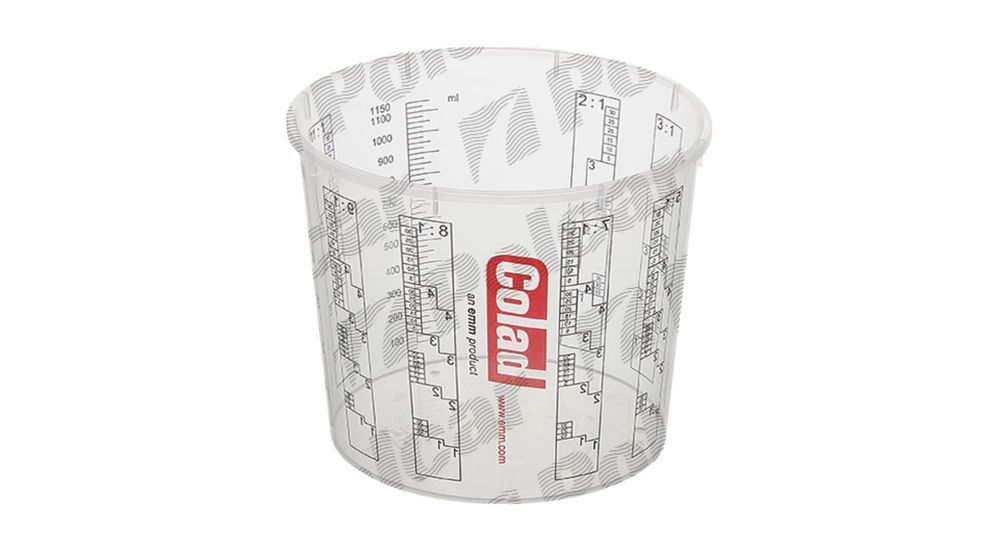 Cana vopsire gradate Colad 1400ml, 50 buc. Pahar plastic amestec vopsitorie