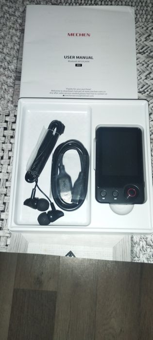 Player MP3 cu căști și husă protecție