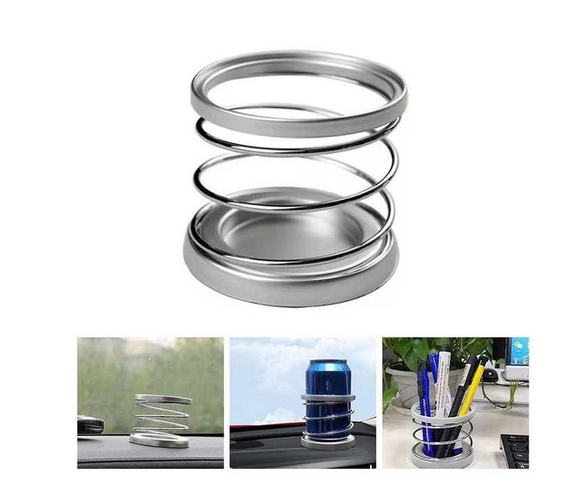 Универсална поставка за чаша за кола, тип спирала - 4 цвята.