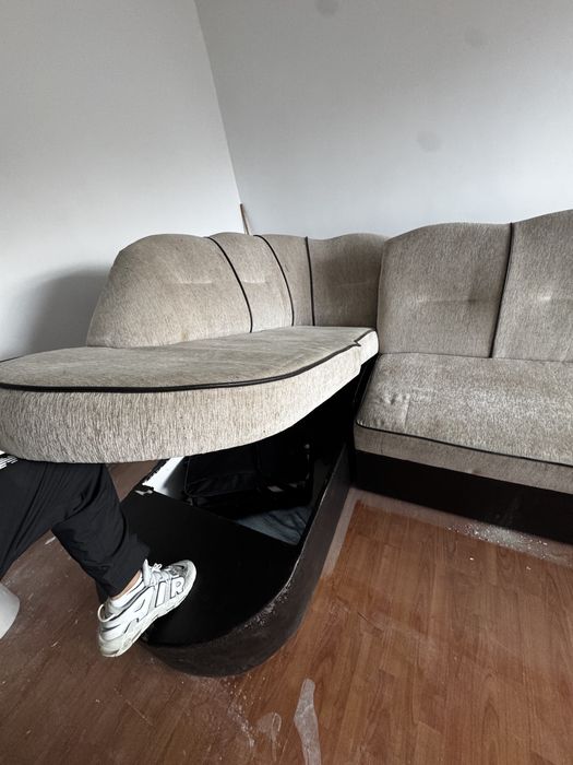 Canapea tip coltar extensibila 3 piese