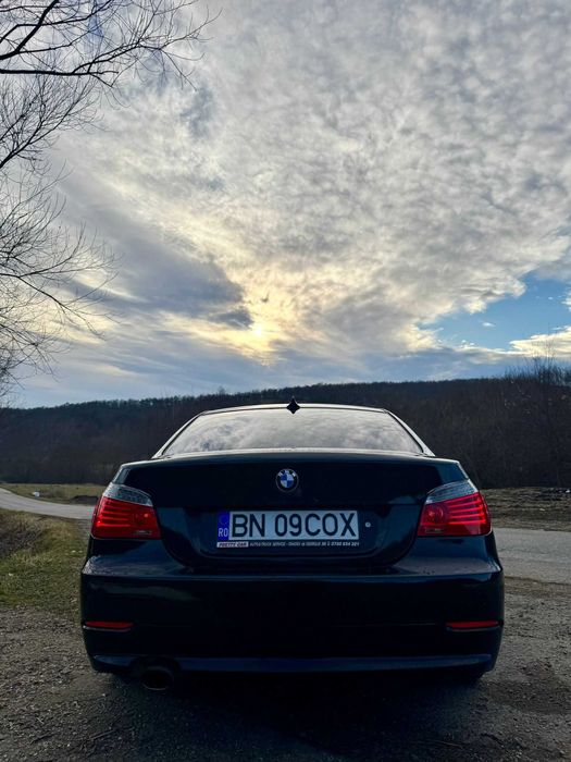 BMW Euro 5 520d E60 2009 177CP/DPF ON/Trapa/Piele Cognac/Joystick