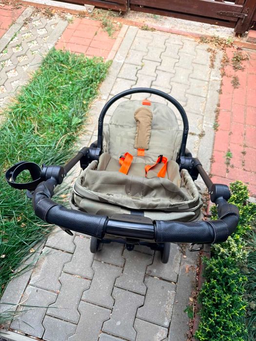 Cărucior Cybex Melio Carbon Olive sport + suport pahar original