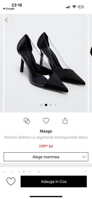 Pantofi model superb Mango