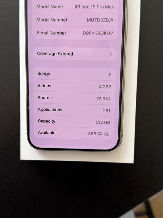 iPhone 15 Pro Max – 512 GB