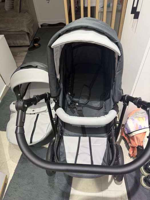 Carucior krausman 2 in 1 grey