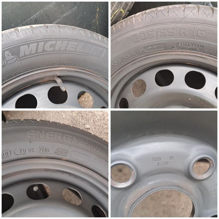 16" 5Х112мм VAG Джанти с гуми 205 55 16 Michelin