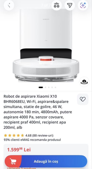 Aspirator xiaomi x10
