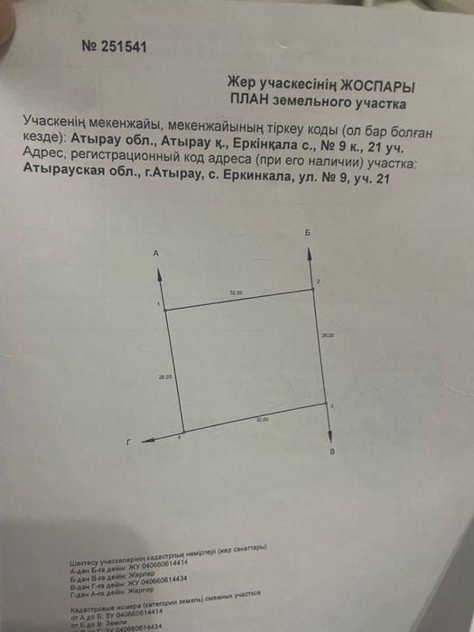 Жер телімі сатылады!