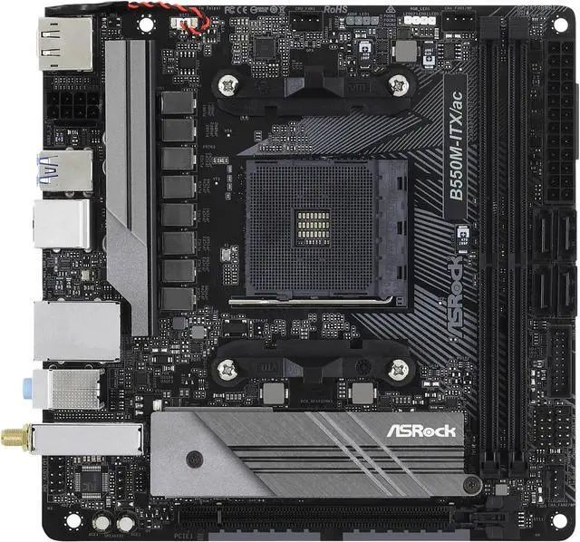 Asrock b550m itx/ac wifi мини плата