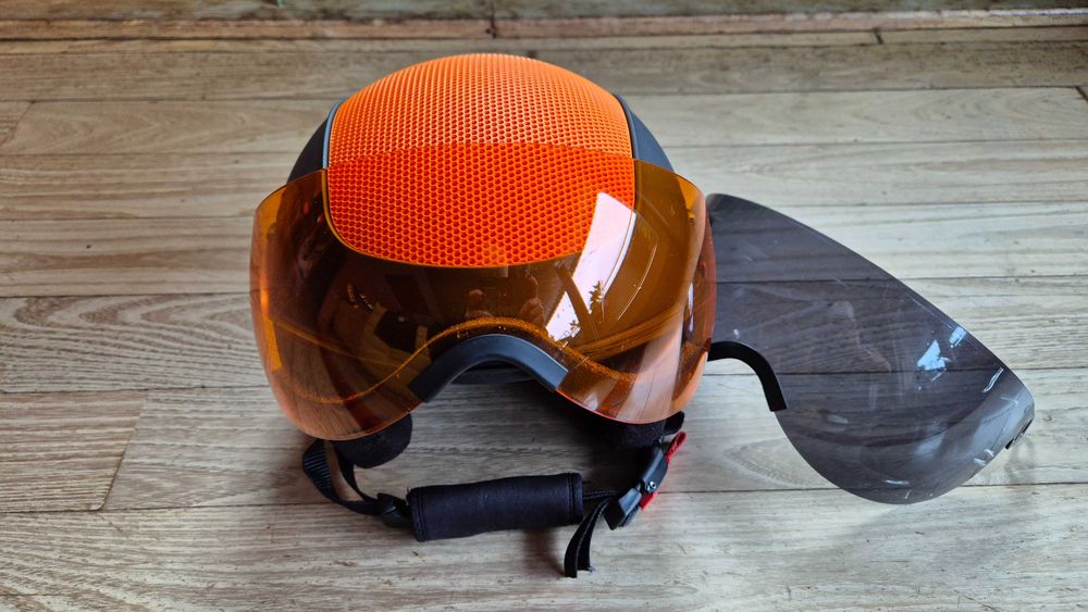 Оранжев, дамски ски шлем, каска за ски, размер S-56, Dainese