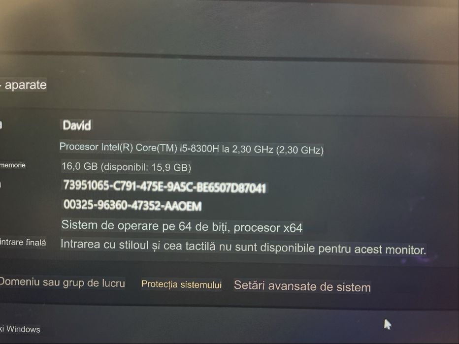 HP ZBook 15V G5 Ex-Lease laptop i5-8300H Turbo 4.0Ghz 16GB RAM