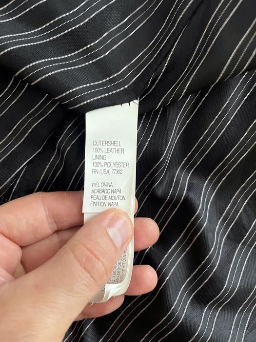 Jachetă piele naturală (napa oaie) Zara Man, mărime 44, stare impecabilă.