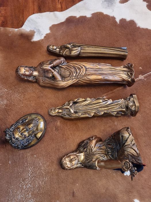 Statui din bronz Sfanta Fecioara Maria si Iisus Hristos - calitate Top