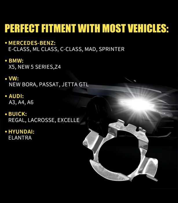 Soclu adaptor pentru bec H7 LED BMW, Audi, Benz, VW, Opel, Skoda