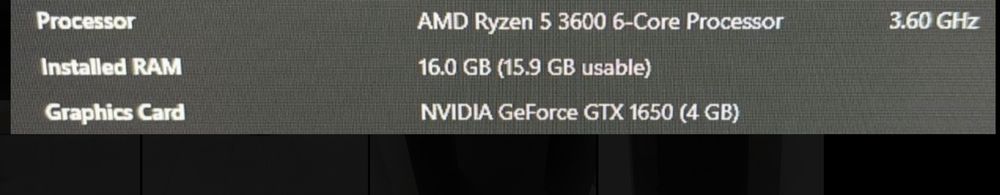 PC Gaming Setup complet – Ryzen 5 3600 + GTX 1650 + periferice Razer