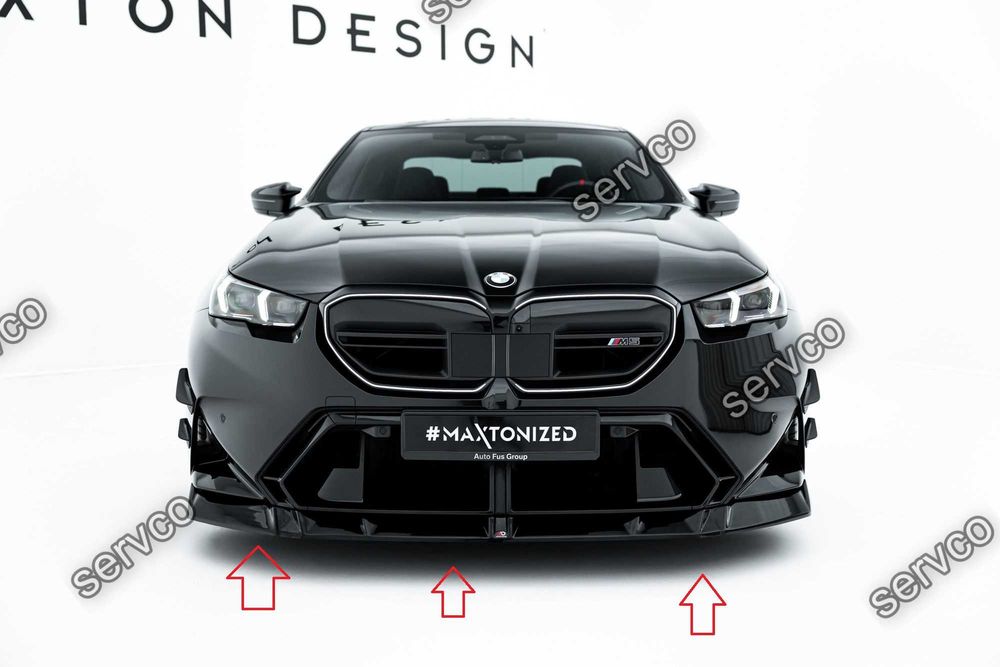 Prelungire splitter bara fata Bmw M5 G90 Sedan Touring 2024- v1 - Maxton Design