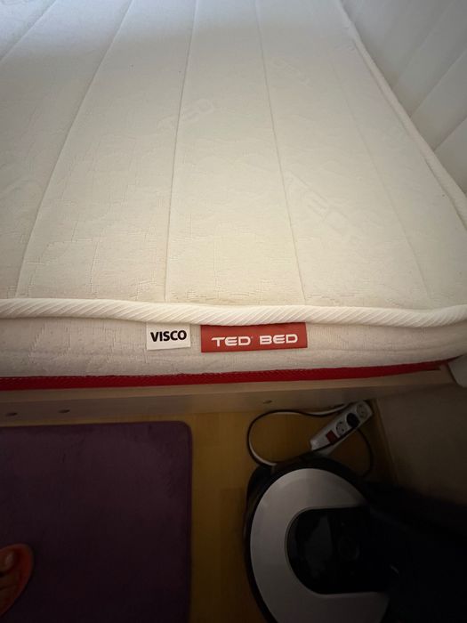 Матрак двулицев Тед с мемори пяна, средно твърд.