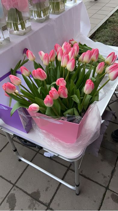 Тюльпаны Алматы к 8 марта от 450 тг