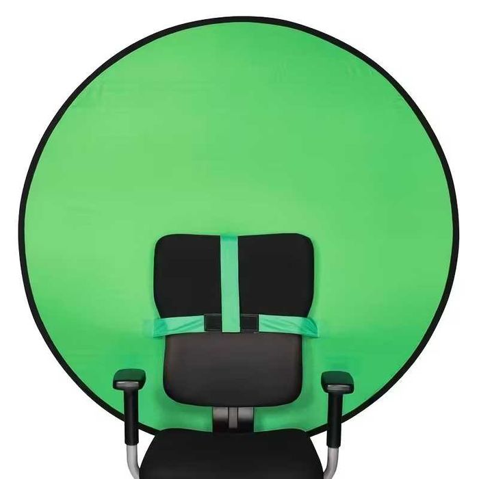 Fundal Chroma Key pliabil 100 cm, verde/albastru, foto-video