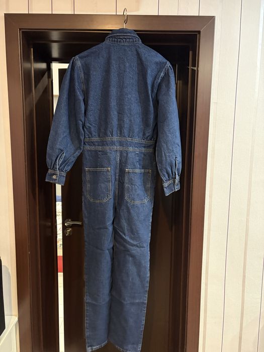 Дамски дънков гащеризон.Нов!