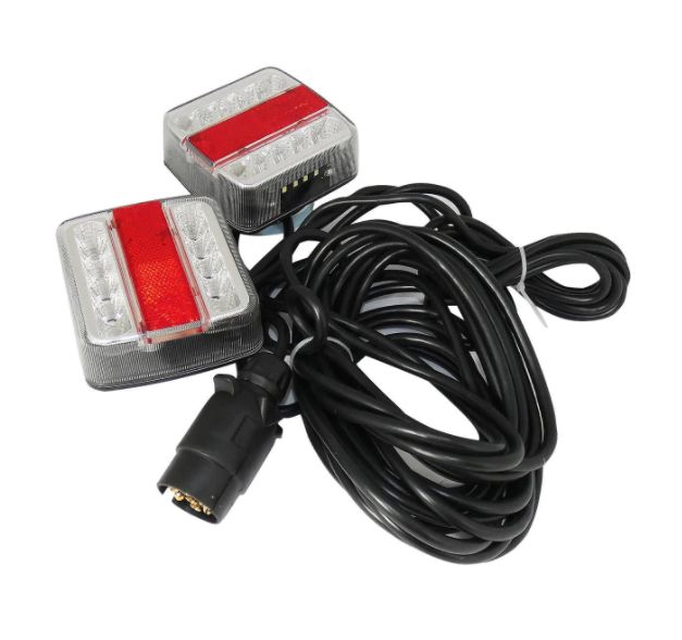 Set lumini MAGNETICE remorca