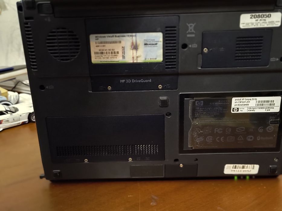 Vând 2 laptopuri HP Compaq 2510p carcasa aluminiu