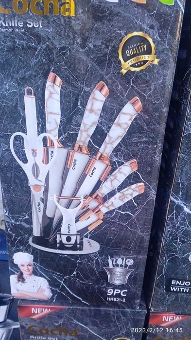 Пичоқ тўпламаи ошҳона учун сифатли метал ножи посуда ORGINAL