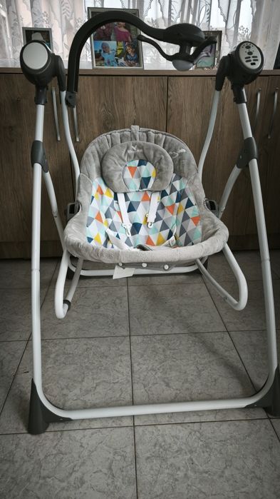 CANGAROO Електрическа люлка - шезлонг SWING STAR МОЗАЙКА