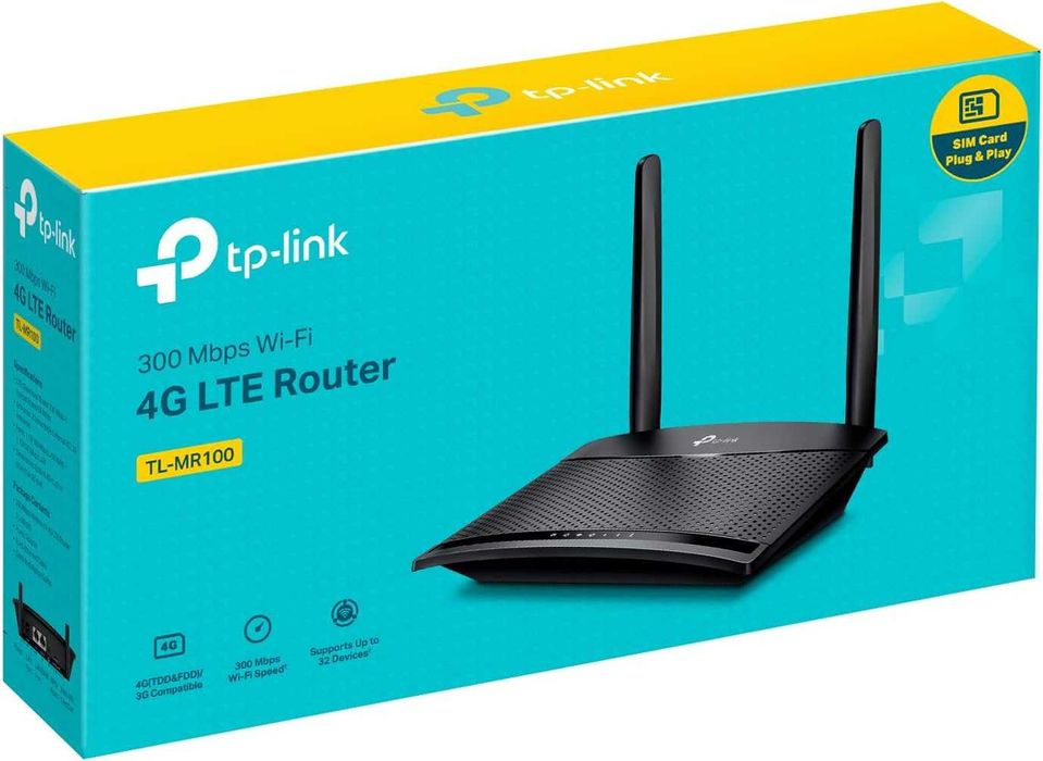 Рутер TP-Link TL-MR100 N300 TL-MR100