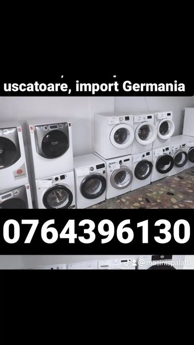 Vand mașini de spălat, uscătoare,frigidere Import Germania