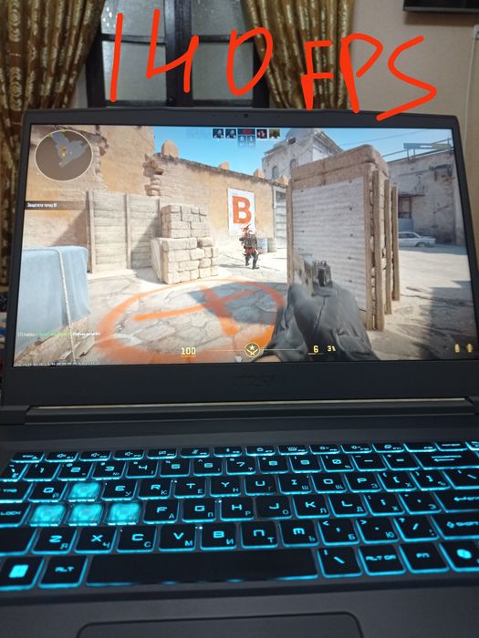 MSI GEMING NOUTBUGI CORE i5, 13 avlod , ram 8 gb , ssd 512 gb, rtx2050