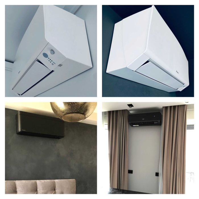 Montaj aparate de aer conditionat , igienizare, incarcare cu freon