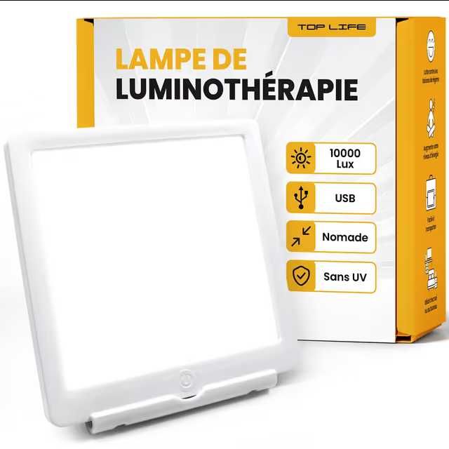 Lampă de Terapie cu Lumină 10000 Lux Spectru Complet
