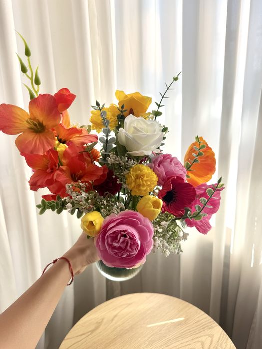 Вази с цветя за сватба - 10 бр.