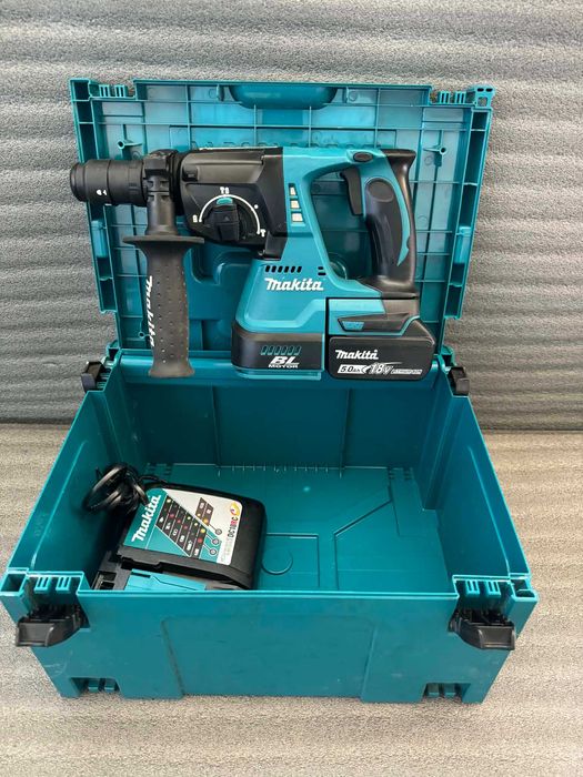 Rotopercutor Makita Dhr 243 la cutie -filetanta Makita Dhp 482 la cutie